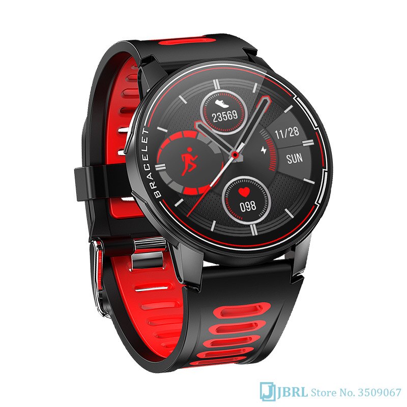 Sport analoog digitaal horloge dames fitness polshorloge bluetooth heren digitale horloges telefoon dames klok waterdicht hartslagmeter: Rood