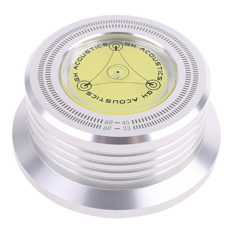 60HZ Frequenz 3in1 Metall aufzeichnen Klemme Lp Rabatt Stabilisator Plattenspieler Für Schallplatte Plattenspieler Vibration Ausgewogene: Silber