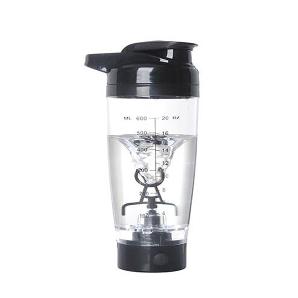 1 Pc Protein Shaker Bottle Vortex Blender Mixer Tornado Shaker Cup Battery Operated 600ml Shaker