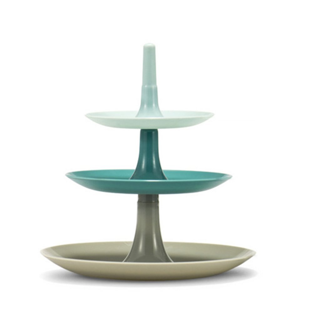 Detachable Three-layer Fruit Cake Tray Snacks Pastry Candy Multi-layer Tray Party Fruit Plate birthday party