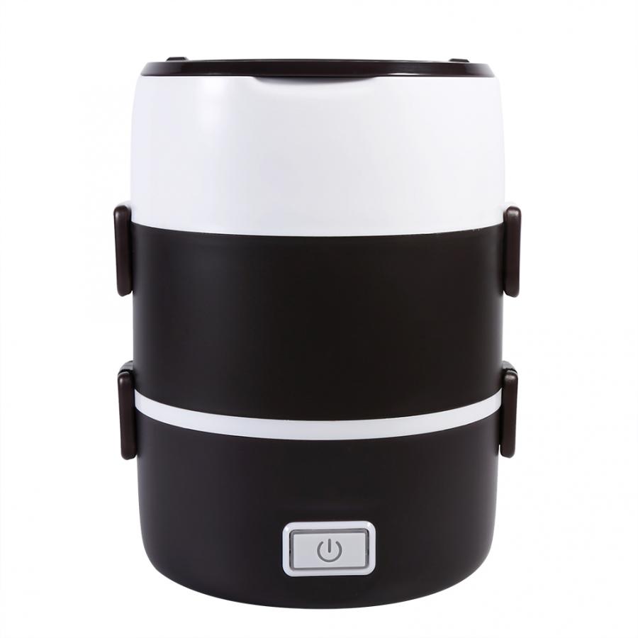 Boîte à déjeuner chauffante électrique à 3 niveaux, ensemble de récipient chauffant pour aliments, Bento Portable 220V cuisine