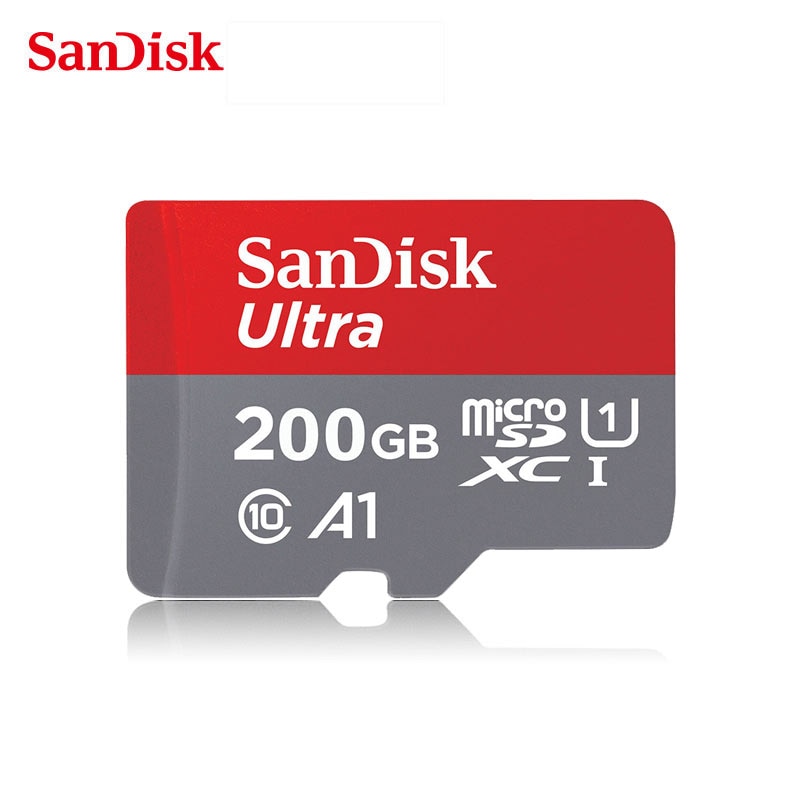 Sandisk Ultra Memory Card 32gb 64gb 128gb 200gb 256gb micro SD Class 10 microSDHC/SDXC TF Card 98MB/S 100MB/S for UAV Cellphone: A1-TF-200G-100M-C10