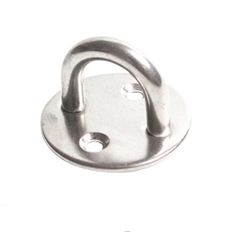 1Pc Stainless Steel U-shaped Ceiling Mount Hook Base Ceiling Fans/Leisure Sofa/Sandbags/Hammocks/Ceiling/Gym/Rings Fixed Hook: C