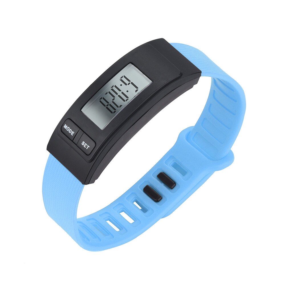 Digitaal horloge heren hardlopen stappenteller armband stappenteller calorieënteller digitaal lcd loopafstand 0619