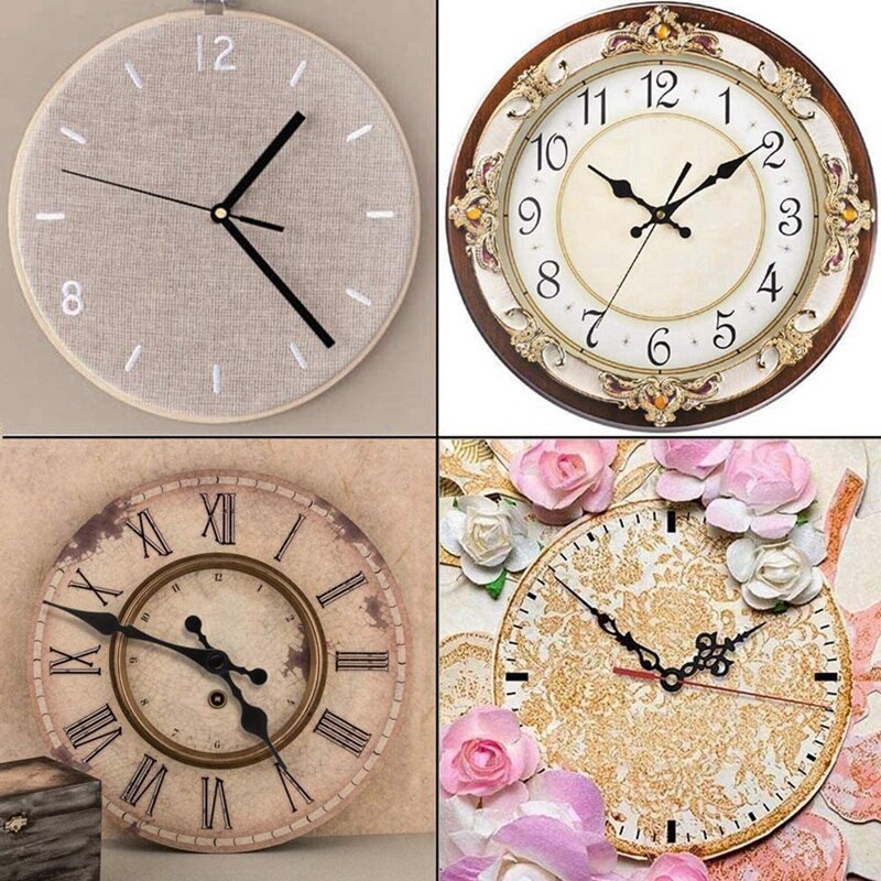 Clock Mechanism Kit Battery Powered,Quartz Clock Movement Replacement,Wall Clock Parts Motor Replacement DIY Repair Part