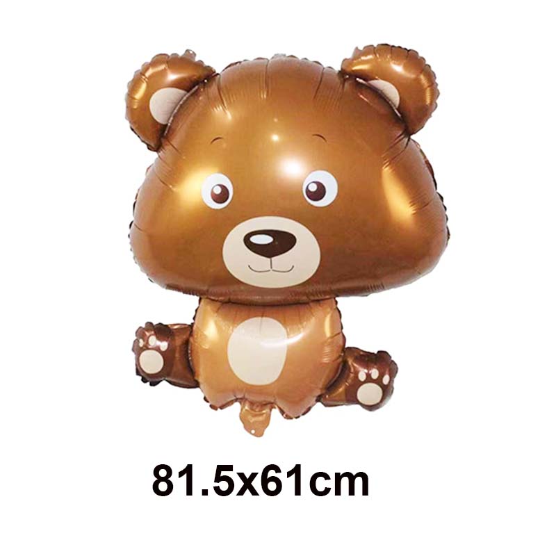 Globos de animales de Safari en la jungla, leones de pie 3D, tigres, jirafas, palmera para niños, decoraciones de cumpleaños: Color zafiro profundo