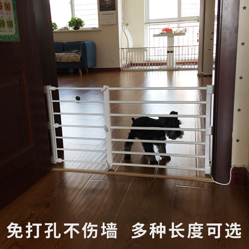 Children baby pet isolation door pet door fence fence fence safety protection block free punching