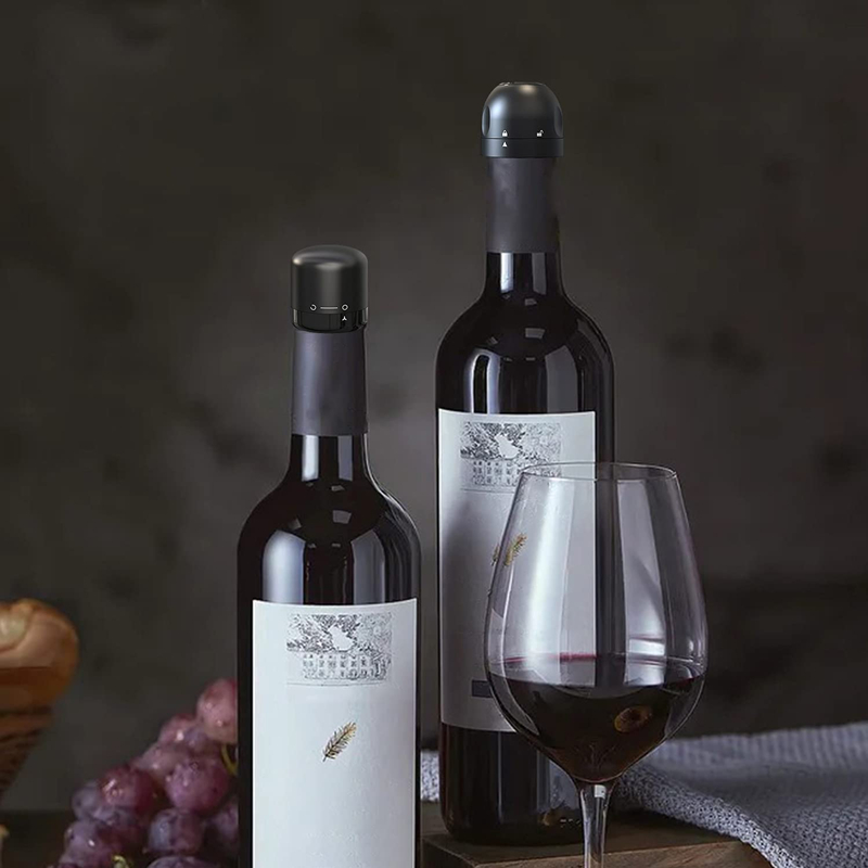 Tapón de silicona sellado para botella de vino tinto, tapón de silicona para conservar la frescura, uds, , 2 tapón para botella de Champagne