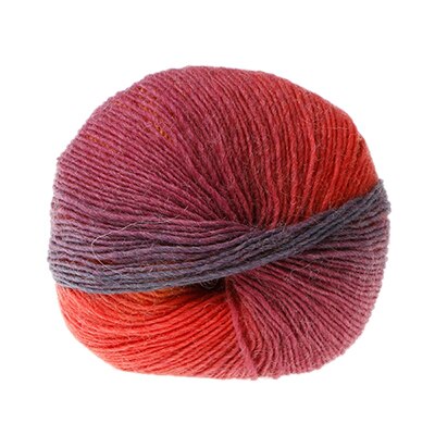 1Ball 50g Hand-woven Rainbow Colorful Crochet Cashmere Wool Blend Yarn Knitting Knitting Yarn Wool Blend Yarn: 18