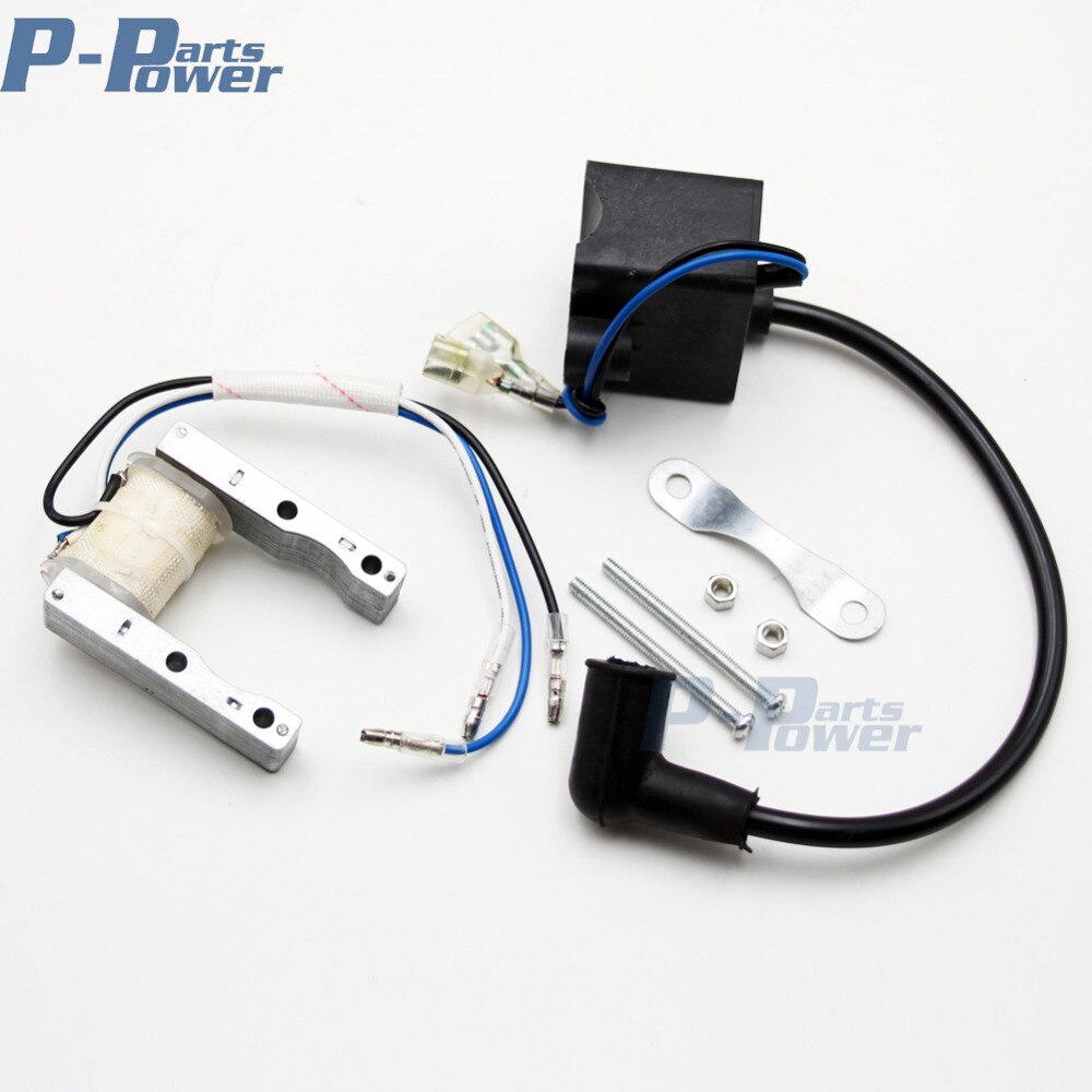 Magneto Stator Spark Plug Ignition Coil CDI Kit Metal Rubber For - Foto 12
