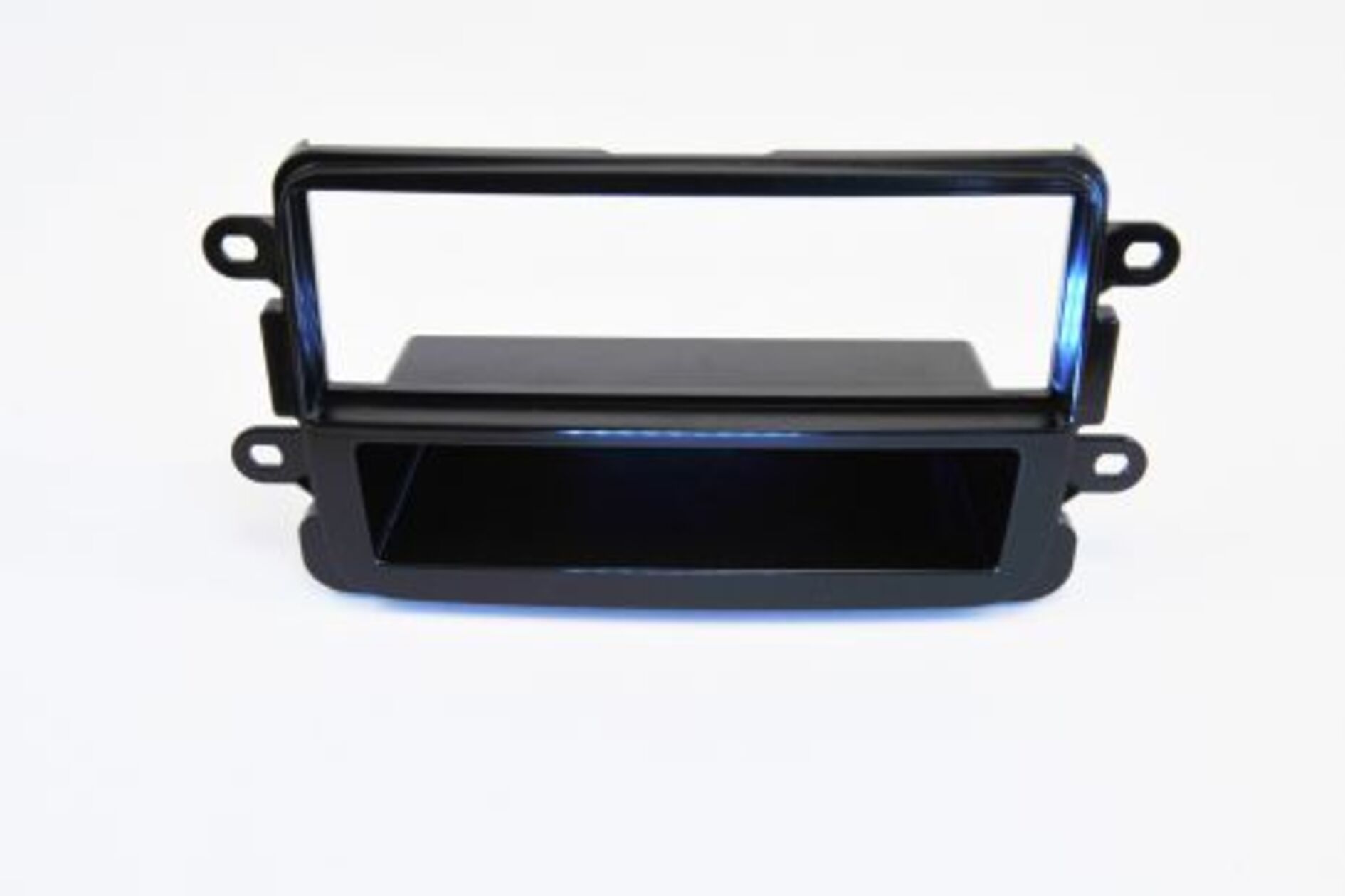 Kit marco Radio Dacia LODGY DUSTER DOKKER SANDERO DUSTER RENAULT CAPTUR COMPATIBLE Cableado ISO Caratula Embellecedor: Marco radio Negro lacado piano