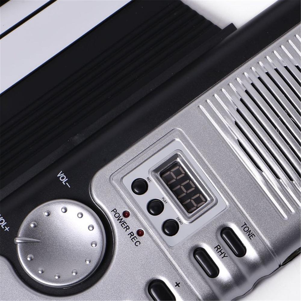 61-Key Hand-Rolled Piano With Speakers Beginner Piano For Children Midi Recording Playback Function Dual Keyboard Function