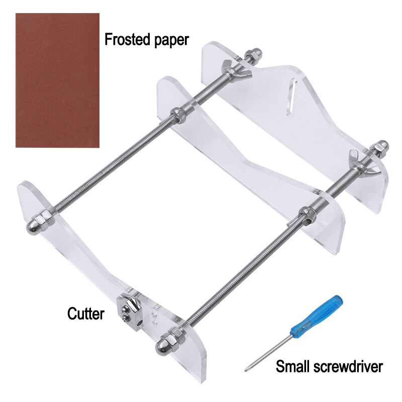 Professionele Bier Flessen Snijden Glazen Fles Diy Cutter Gereedschap Machine Bier Pot Wijn Cup Cut Kit: Transparent