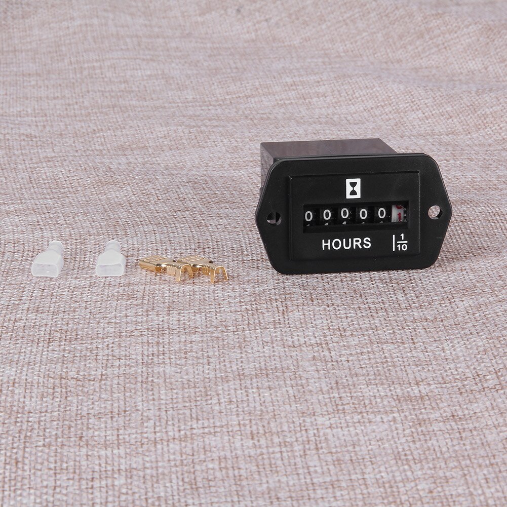 DC 6 V-80 V Auto Urenteller urenteller Gauge voor Boot Car Truck Engine Ruit Auto Motor Timer