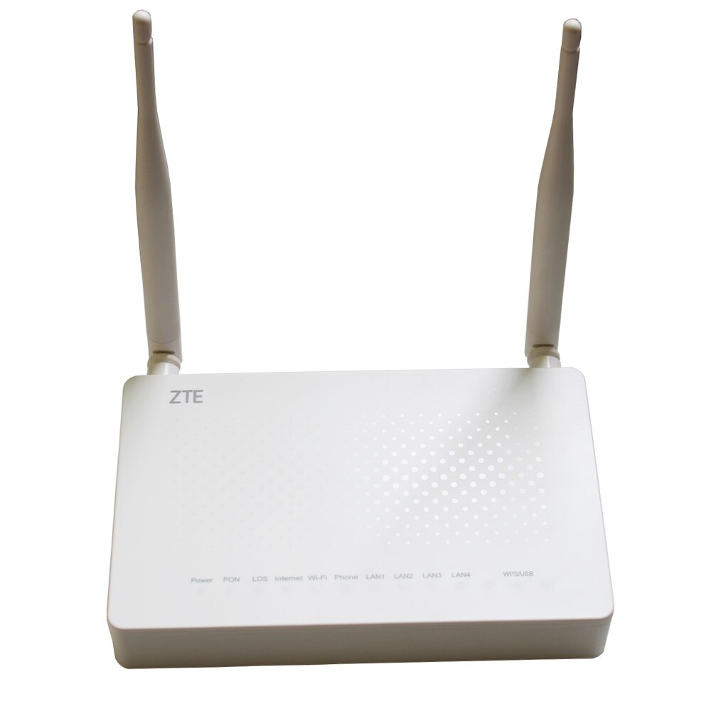 Terminal de fibra ótica sip ftth, terminal original zte zxa10 f660 v8 gpon onu 1ge + 3fe + 1 potes + wifi, firmware inglês