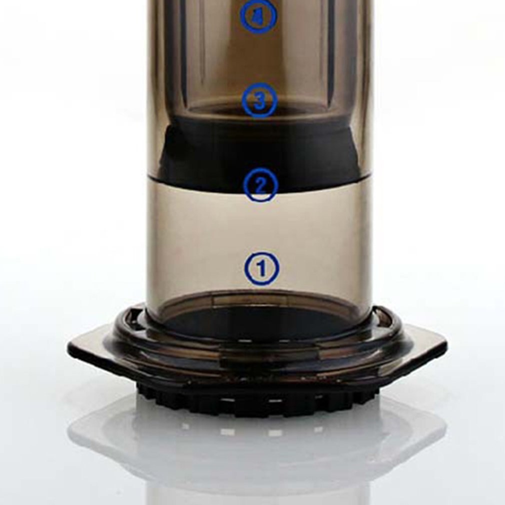Cafetera portátil, filtro Manual para olla a presión, cafetera de goteo lavada a mano con papel de filtro de café