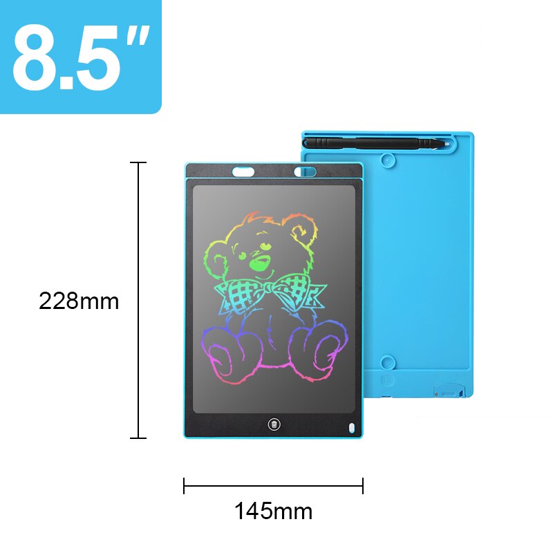 LCD Writing Tablet, Electronic Digital Writing Doodle Board,12-Inch Handwriting Paper Drawing Pad for Kids and Adult Office: 8.5inch-Blue