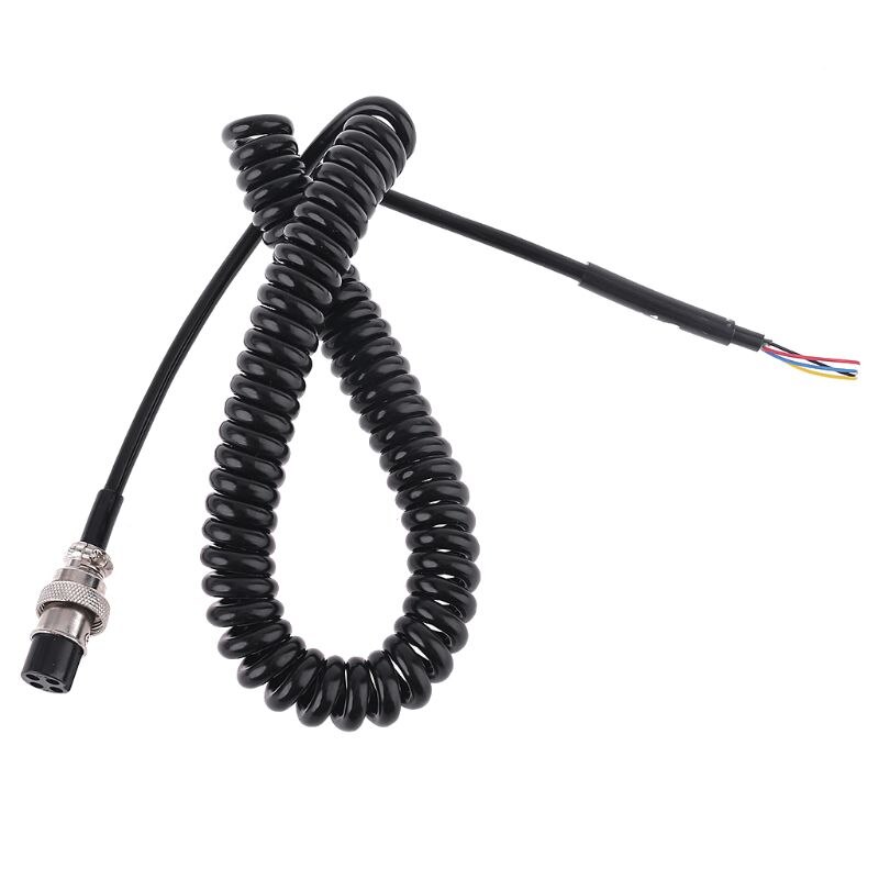 2022 novo rádio cb alto-falante mic microfone 4 pinos cabo para cobra pr550 pr3100 walkie talkie