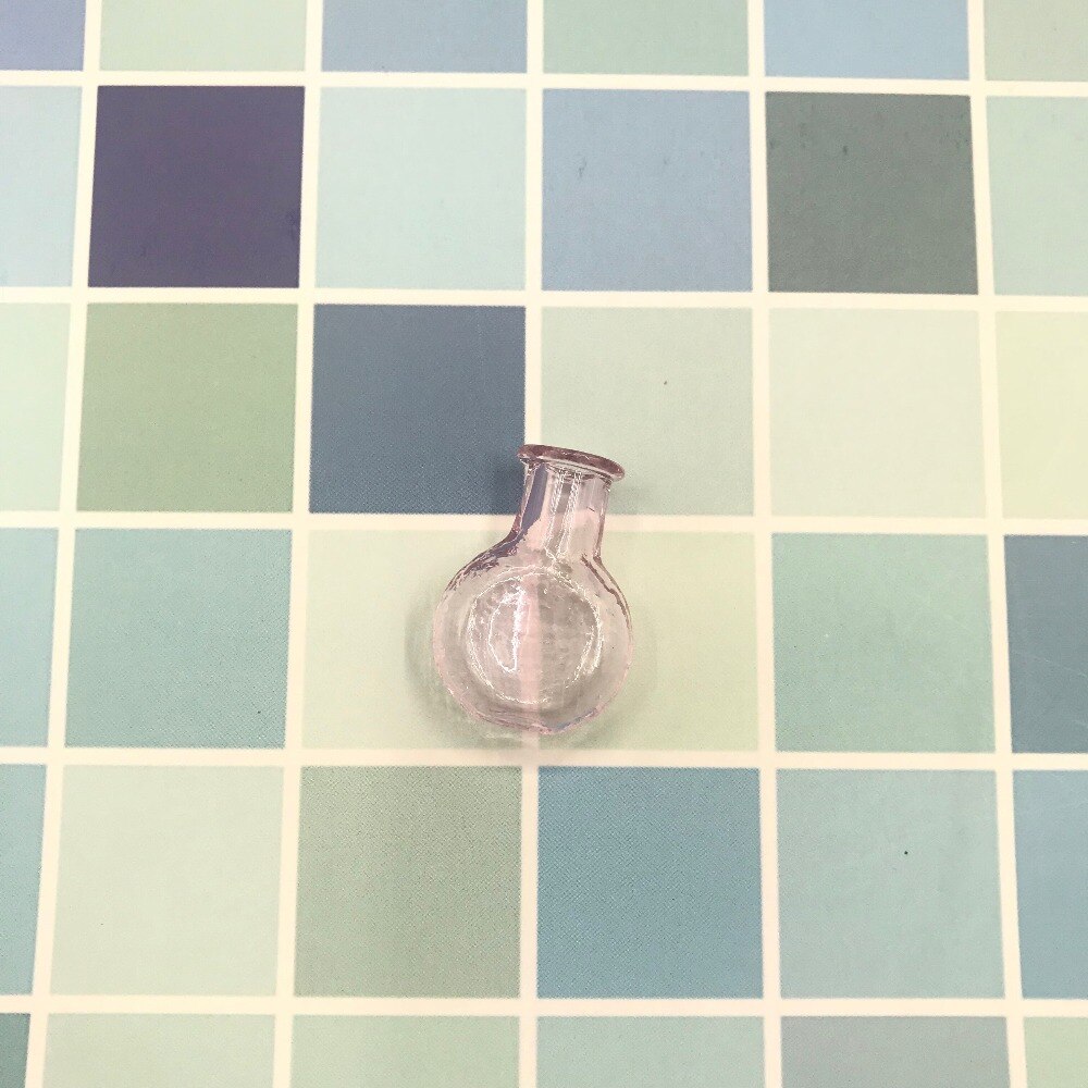 Collier à faire-même bouteilles en liège | Mini bouteilles, verre plat 9 couleurs, pendentifs, pendentif bouteilles pour mariage, bocaux , flacon bijoux à la 50 pièces: pink