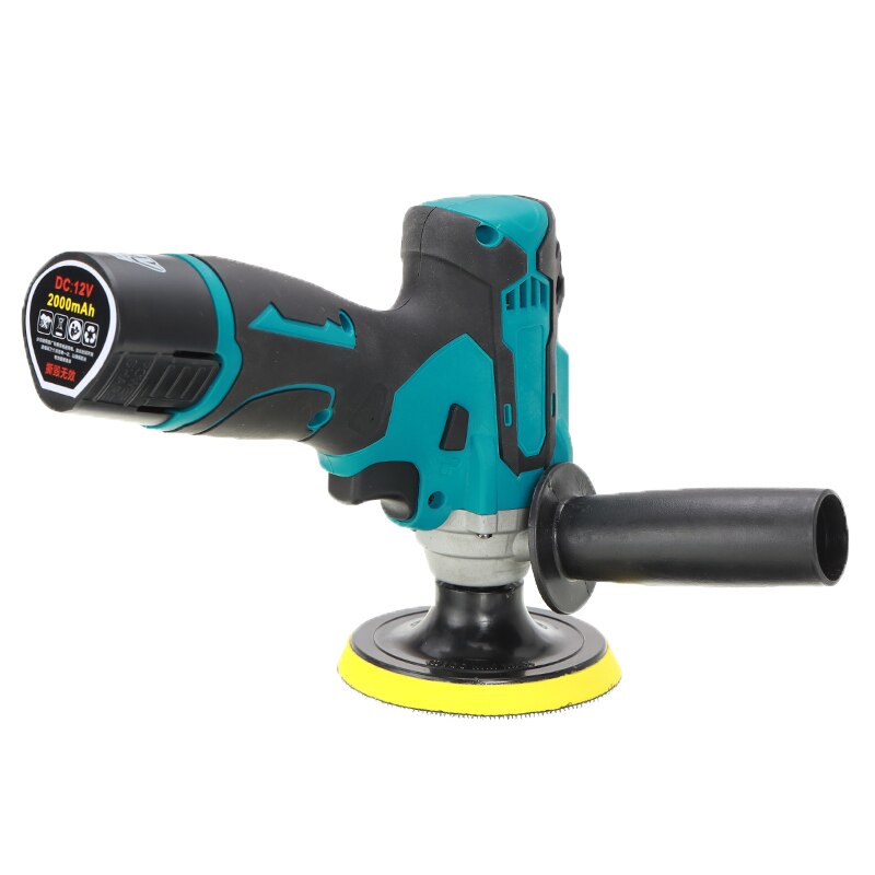 12V Cordless Electric Car Polisher Machine Portable Car Polishing Cleaner Adjustable 5 Speed Rechargeable Lithium Battery