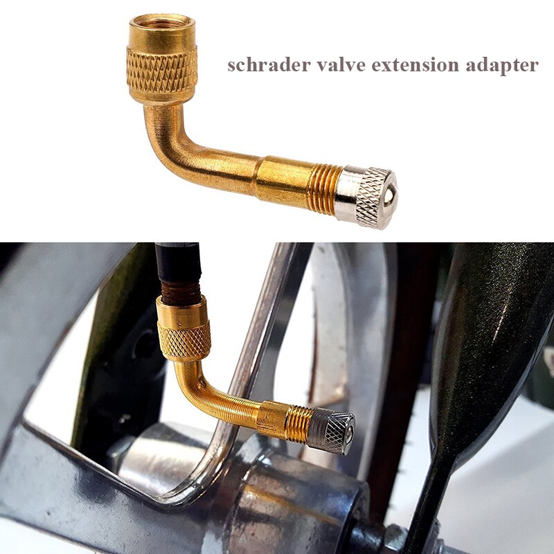 Bicicletta Air Valvola Del Pneumatico Caps Schrader/Presta Valve Stem Estensione Adattatore per Auto Moto Auto Elettrica Accessori Per Biciclette