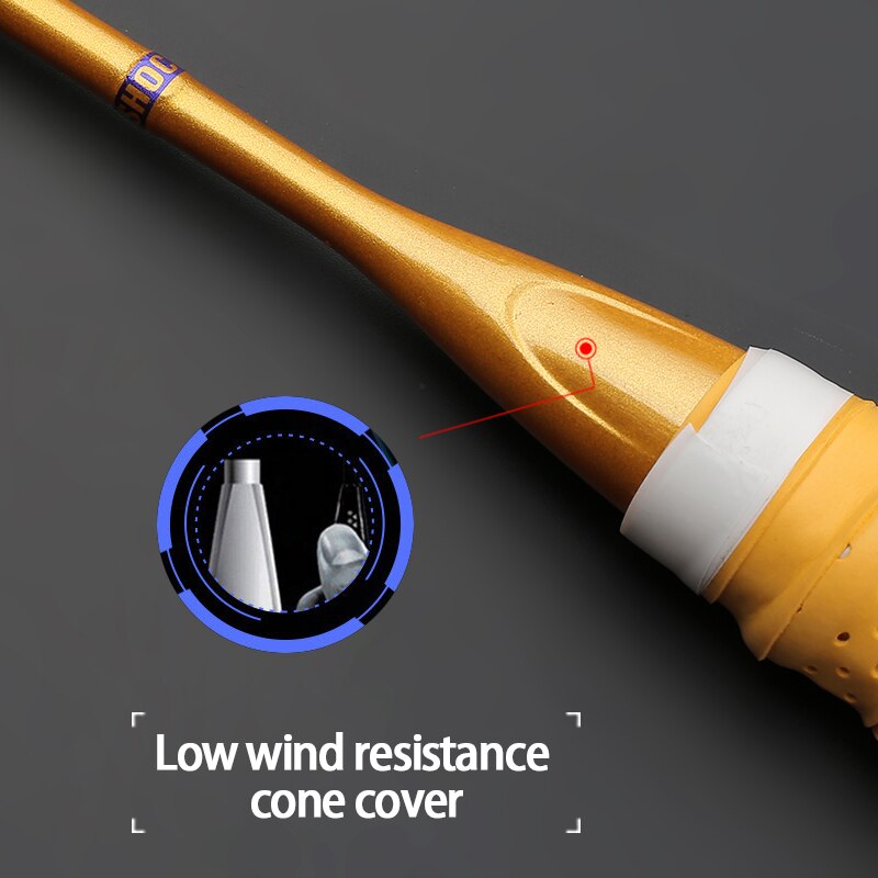 Super Light 8U Carbon Fiber Strung Badminton Rackets With Strings Bags Racquet 24-30lbs Speed Padel