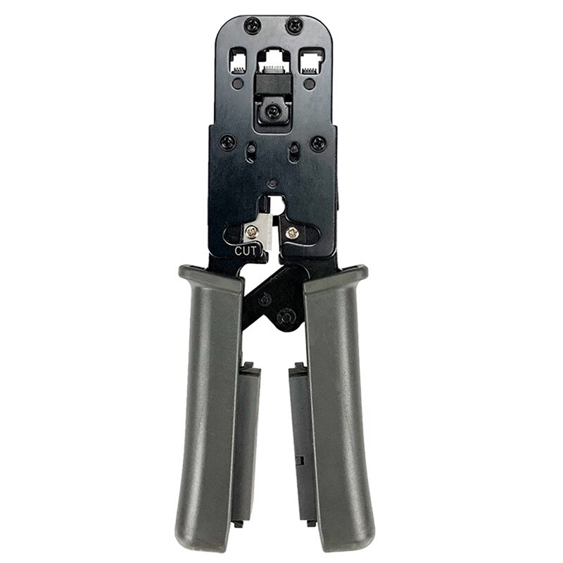 Cabo de rede rj45 crimper 8p 6p 4p cabo testador multifuncional ferramenta catraca para rj45/rj12/rj11 testador stripper