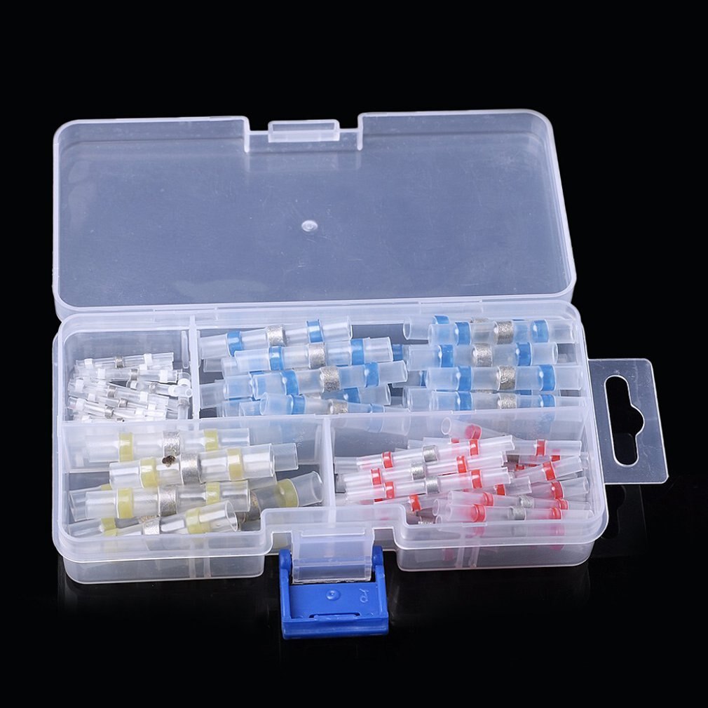 Solder Sleeve Terminal Block Environmental Protection Solder Ring Heat Shrinkable Waterproof Intermediate Tube Cold Pressed