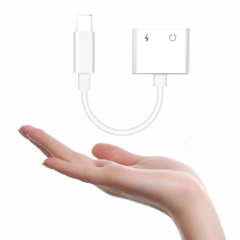 Für Apfel iPhone Kopfhörer Adapter 2-in-1 3,5mm Audio- Konverter Kabel Auto Audio- Ausrügestochen Zubehör Motorrad ausrügestochen Teile