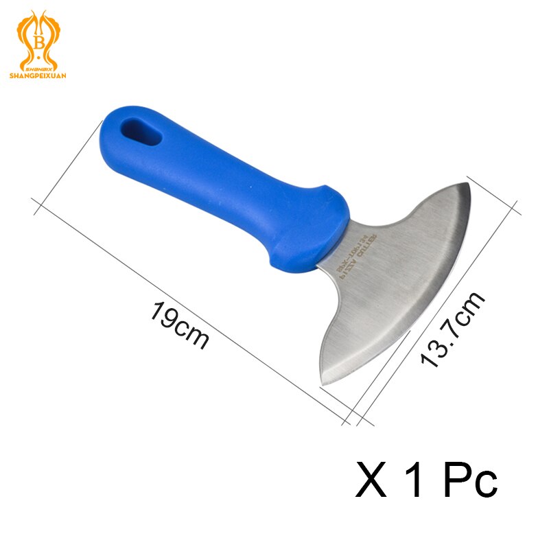 Multifunctional Arc Chopper T-Grip Rocker Knife, Stainless Steel Rocking Knives Commercial Salad Chopper Knife Plastic Handle: Salad Chopper X 1 Pc