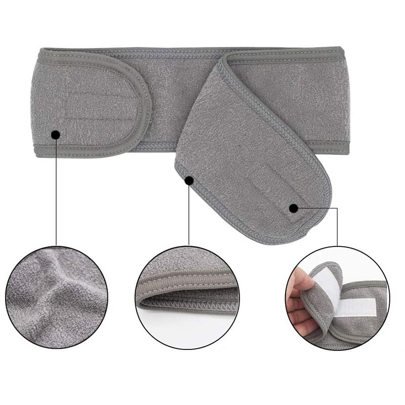 Banda para la cabeza para el sudor para mujer, bandana elástica lavable para la cabeza, accesorios deportivos para el cabello, maquillaje,