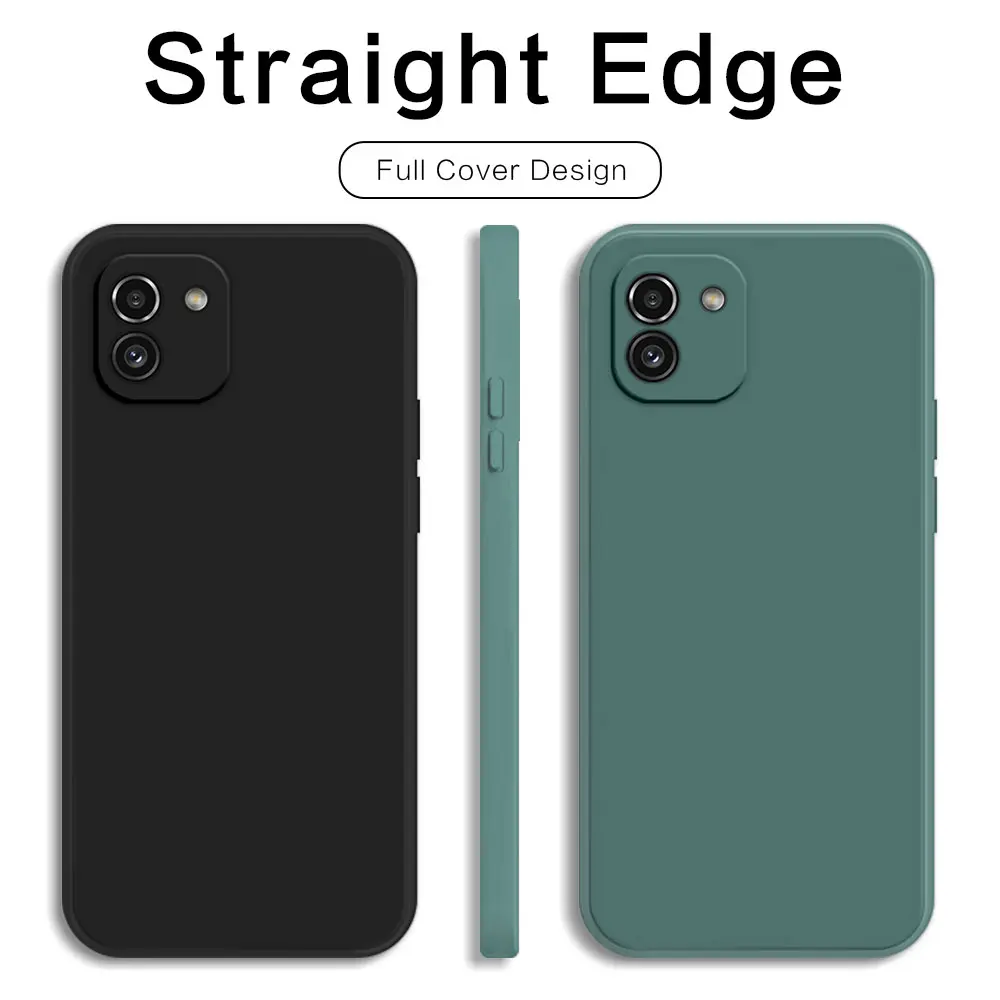 Pour Samsung A03 étui antichoc pour Samsung Galaxy A03 Core coques de téléphone bonbons Silicone couverture arrière souple pour Samsung A03S Fundas