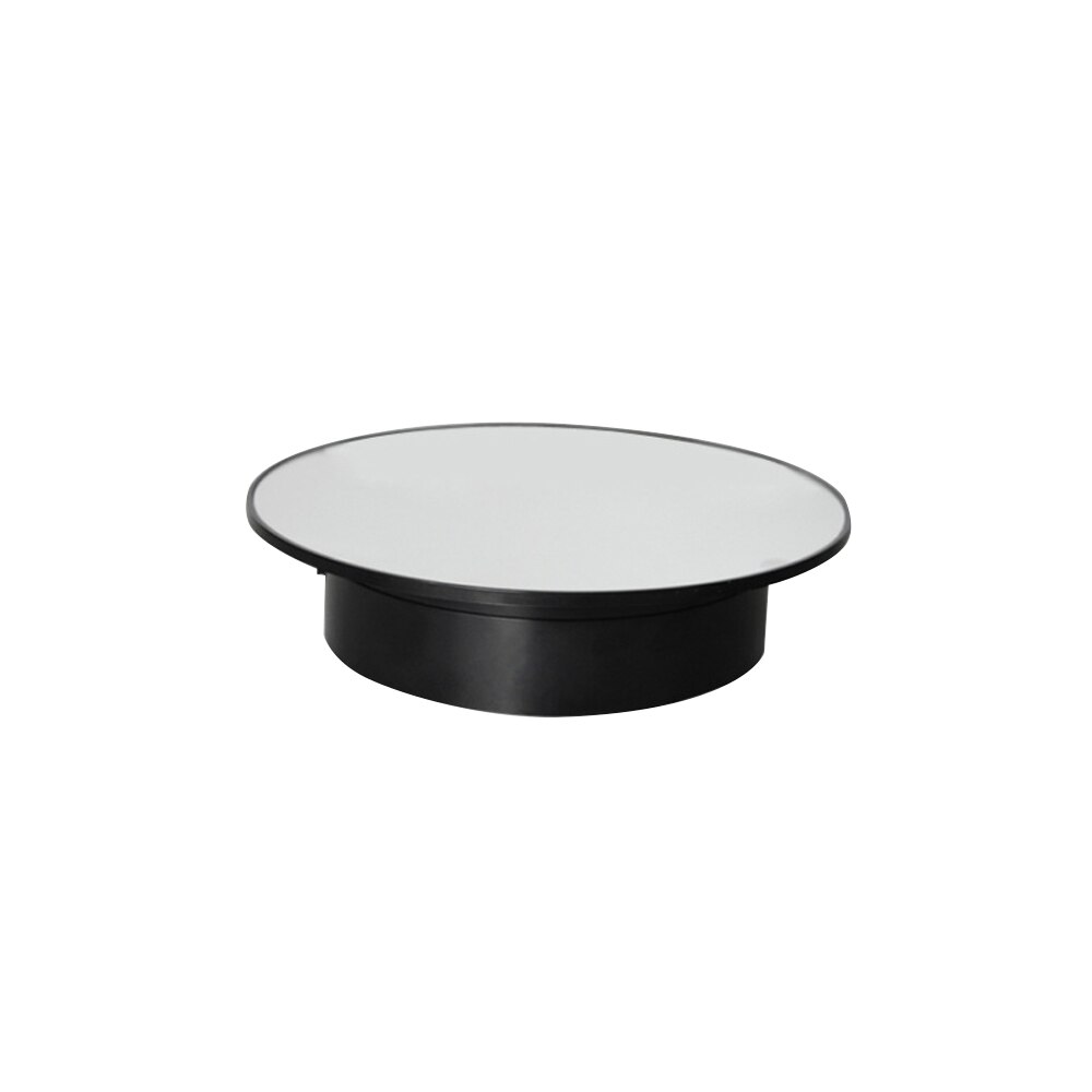 1.5kg 360 graders elektrisk fotografering roterende bord fotografering roterende pladespiller display stand video skyderekvisitter pladespiller: Sort