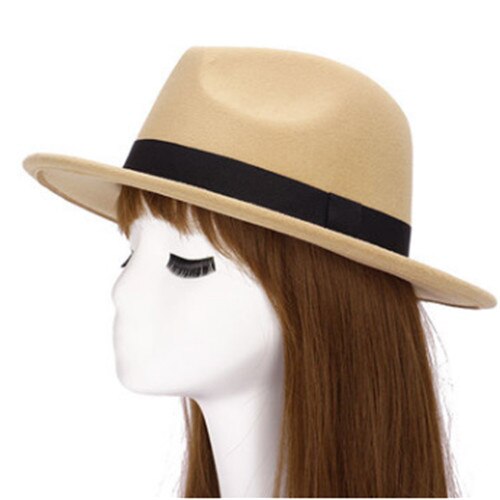 Chapeau fedora vintage pour homme et femme, style trilby, style jazz, style panama, style rétro, unisexe: Chameau