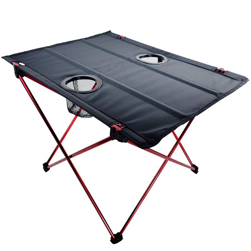 Outdoor Opvouwbare Vissen Tafel Ultralight Oxford Doek Aluminium Picknicktafel Oxford Doek Ultralichte Duurzaam Vouwen: 01