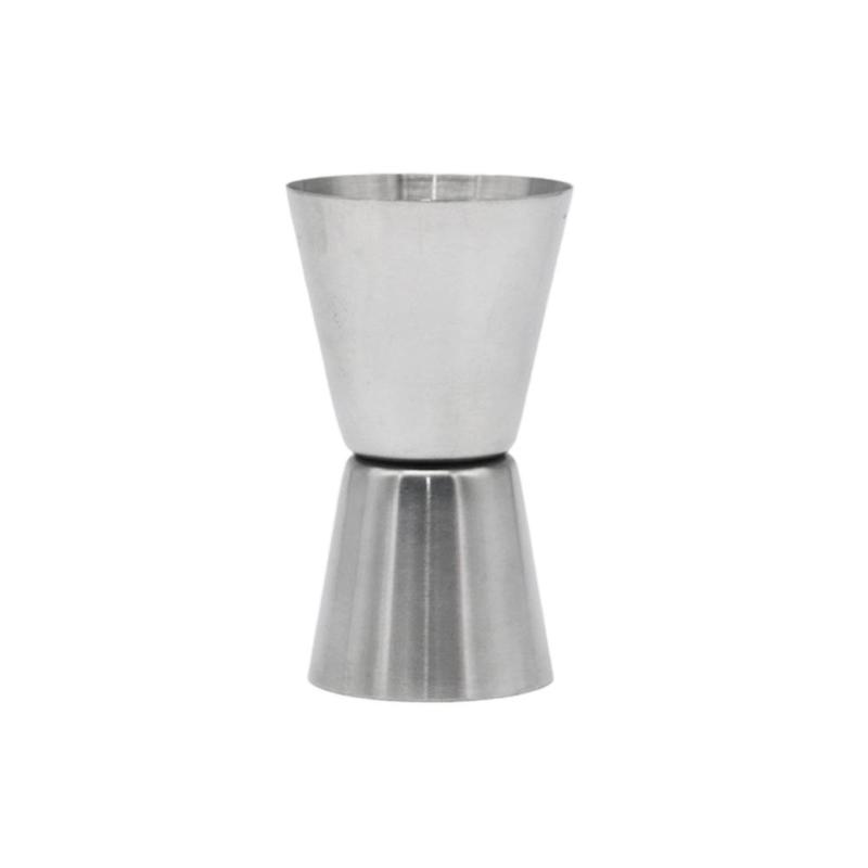 Suministros de para Bar, Copa medidora de vino tinto, de acero de doble onza, utensilios de cóctel de vidrio para cocina, U4K4