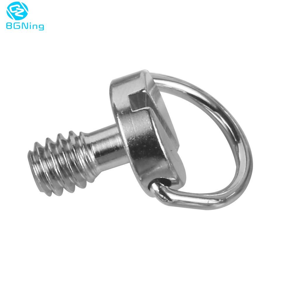 10 Pcs Bgning 1/4 Camera Schroef Voor Quick Release Plaat 1/4 Inch Folding D-Ring Adapter Statief Monopod Camera schroef