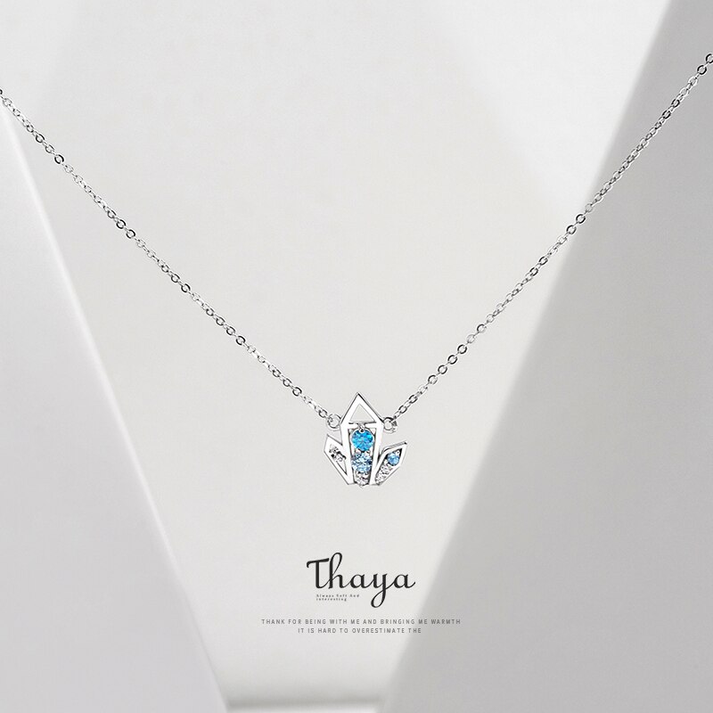 Thaya Ijs Weelderige Prachtige Sieraden Sets 100% 925 Sterling Zilver Zircon Ring Ketting Sets voor Vrouwen Sieraden