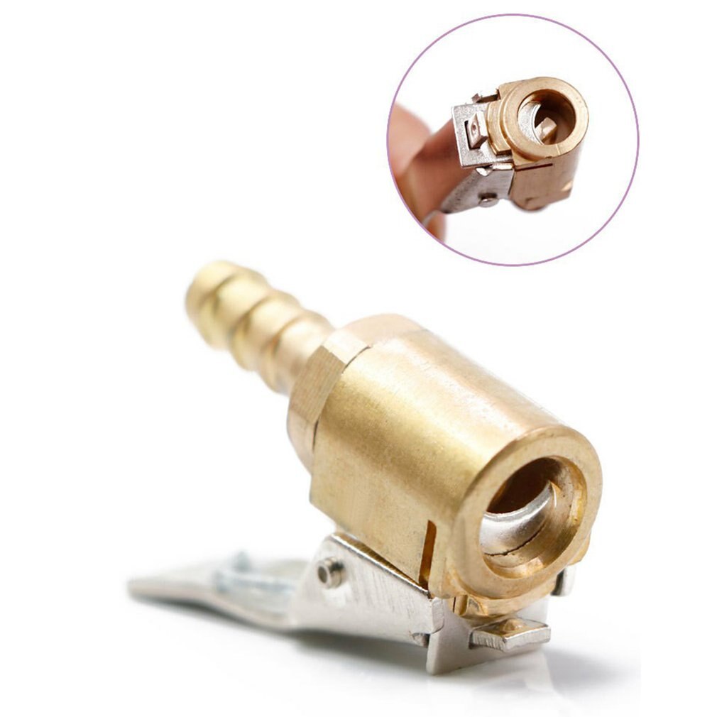 Car Tire Inflation Nozzle Universal Auto Air Pump Lining Clip 6mm/8mm Truck Tire Inflator Valve Clamp Tire Repair Tools