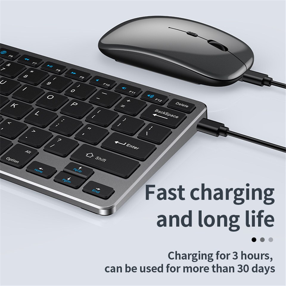 Tablet Wireless Keyboard For iPad Pro 11 12.9 10.5 Teclado Bluetooth Keyboard Mice For iPad 8th 7th For IOS Android Windows