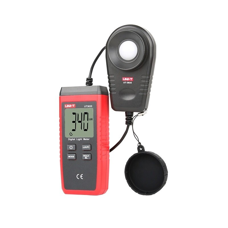 Uni-t digitale lichtmeter luxmeters 199900 lux  ut383s meetbereik  / 1 lux resolutie