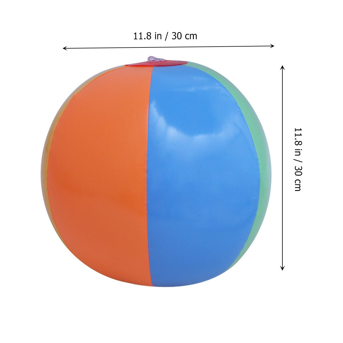 6pcs PVC Inflatable Beach Ball Six Color Inflatable Ocean Beach Ball Children Summer Bath Toy Ball (Random Color)