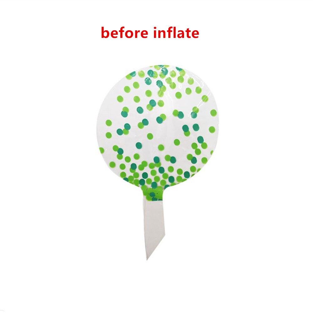 5Pcs 18inch Transparent Bobo Bubble Balloons Multi Confetti Balloon Wedding Birthday Party Decorations Air Baloons Globes