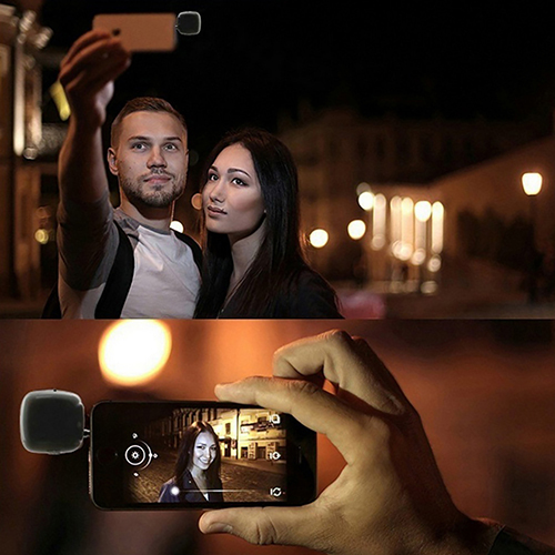 Mini Portable Fill-in LED Flash Selfie Light Sync Flash for Photography Smart Phone