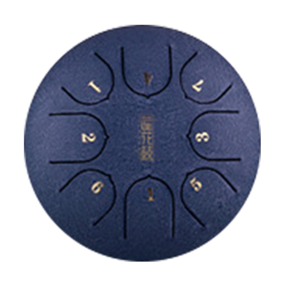 6 Inch 8 Notes Music Education Mini Instrument G Tune Tank Steel Tongue Drum Party With Mallets Hand Pan C Key