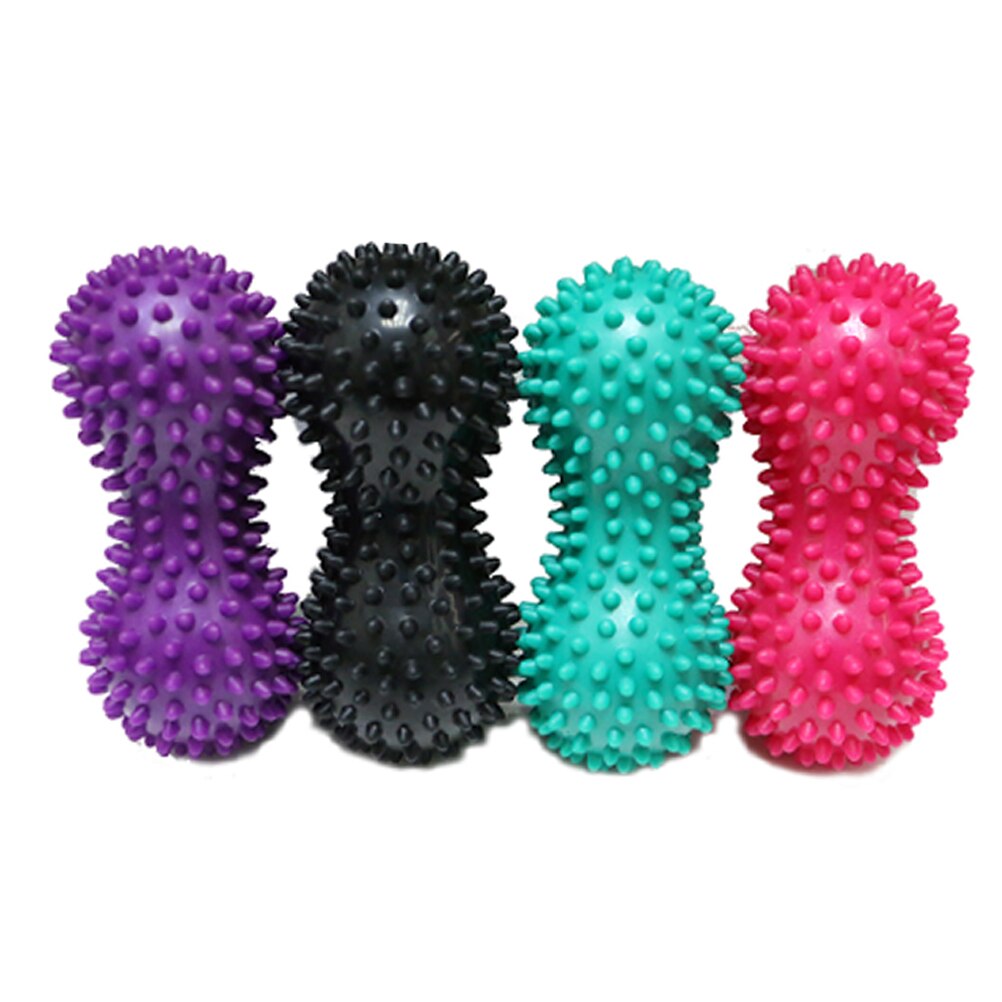 Fotmassasje rulle peanøtt dobbel lacrosse piggete ball myofascial baller for plantar fasciitis mobilitet treningsutstyr