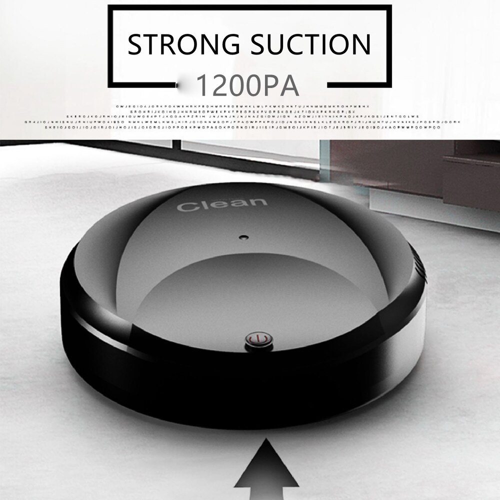 Automatische Robot Stofzuiger Sterke Zuigkracht Droog Vegen Floor Dust Collector USB Oplaadbare Smart Robot Thuis Cleaning Tools