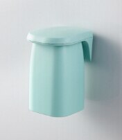 Magnetisk vægmonteret mundskylleholder, husholdnings sugekop tandbørsteholder (hvid / grå / lyseblå / lysegrøn): Lysegrøn