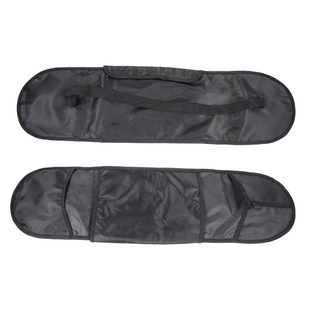 Skateboard Backpack Portable Carry Bag Scooter Rucksack for Outdoor (Black): Default Title