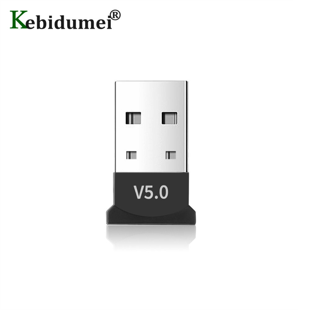 Kebidumi Bluetooth 5,0 receptor de música adaptador inalámbrico Mini USB Bluetooth Dongle receptor portátil ratón teclado Accesorios